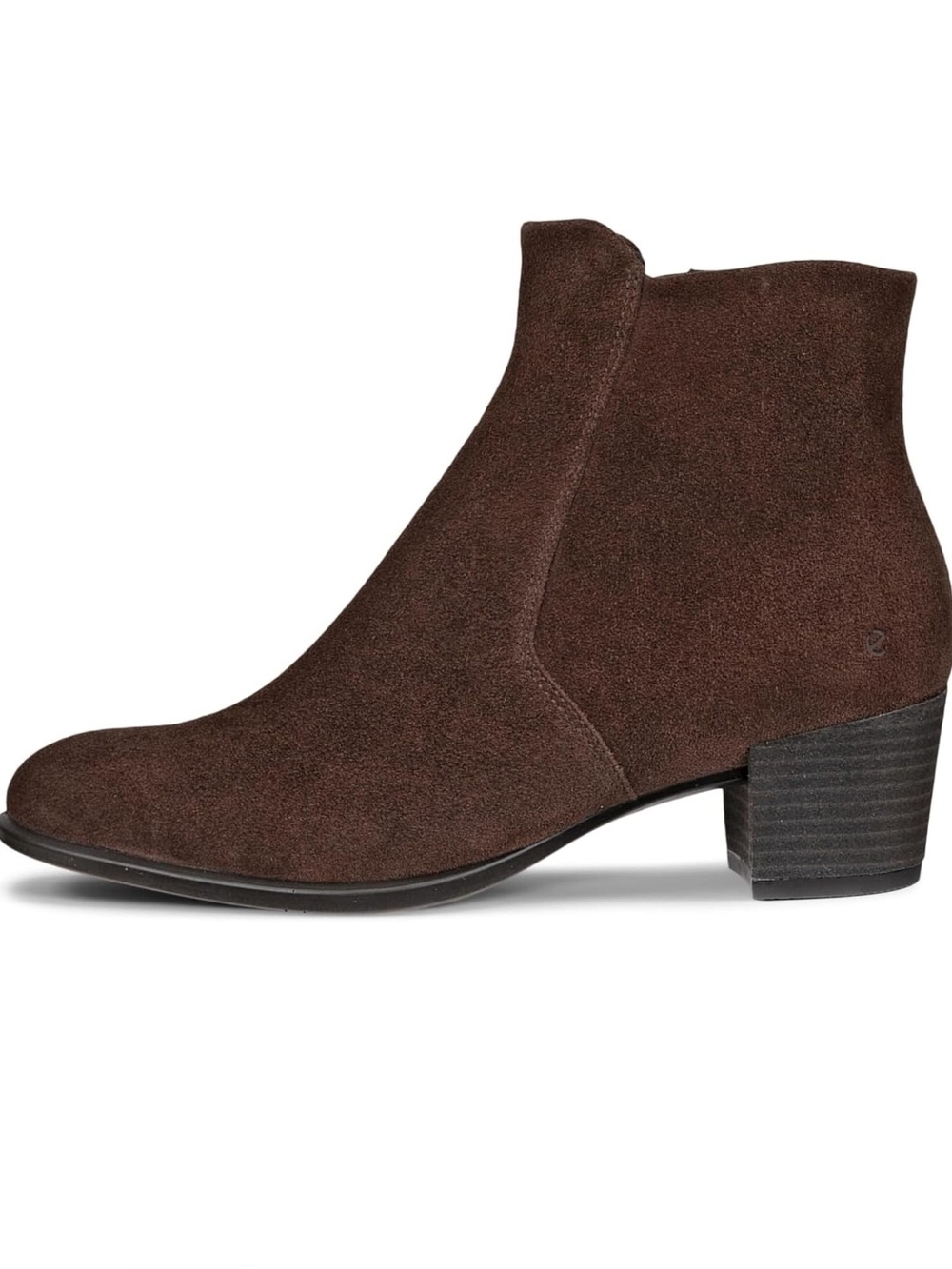 ECCO Brown Suede Ankle Boot - Women's Chelsea Style